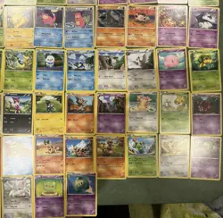Lot of 100 Pokemon cards - Commons and Uncommons - Image 3