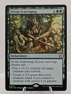 Sylvan Scavenging MTG Foundations Regular - Image 1