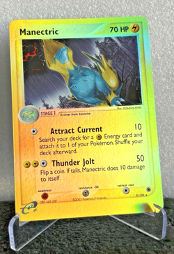 Manectric Holo Rare 9/109 EX Ruby & Sapphire 2003 Pokemon TCG NM - Image 1