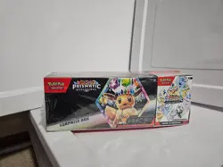Pokemon Prismatic Evolutions Surprise Box And Booster Bundle. 2PACK SEALED - Image 1