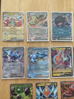 14 Modern Pokemon Card Lot - Includes 13 Exs and 1 V Pokemon Card NM S&V +Mega - Image 2