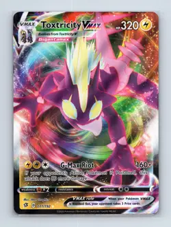 Toxtricity VMAX 071/192 Holo VMAX Rare Rebel Clash Pokemon Holo Near Mint - Image 1