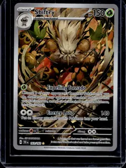 2024 Pokemon Temporal Forces Shiftry Full Art #163/162 - Image 1