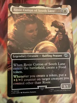 MTG Lord of the Rings Rosie Cotton of South Lane Borderless Foil 0440 NM - Image 1