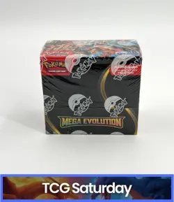 2025 POKEMON ME01 MEGA EVOLUTION BASE SET BOOSTER BOX WITH TOPPER PROMO SEALED - Image 1
