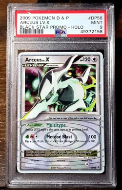 Pokemon Arceus LV.X DP56 Diamond & Pearl Black Star Promo Holo PSA 9 - Image 1
