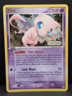 Mew 10/92 Legend Maker Reverse Holo Ultra Rare Pokemon TCG Nintendo vintage LP - Image 1