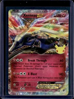 2021 Pokemon SWSH Celebrations Xerneas Classic Collection #97/146 - Image 1