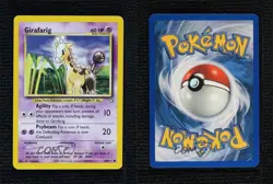 Girafarig Pokemon Neo Genesis #58 2000 - Image 3