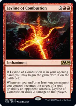 Leyline of Combustion Light Play, English Magic the Gathering MTG Core Set 2020 - Image 1