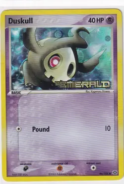 Duskull Reverse Holo (46/106) Pokemon EX Emerald - [NM] - Image 1