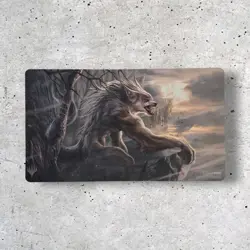 MTG Ultra PRO Playmat Signed Magali Villeneuve 149/200 Double-Sided 2024 Wolves - Image 2