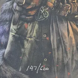 MTG Ultra PRO Playmat Signed Magali Villeneuve 149/200 Double-Sided 2024 Wolves - Image 4