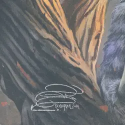 MTG Ultra PRO Playmat Signed Magali Villeneuve 149/200 Double-Sided 2024 Wolves - Image 5