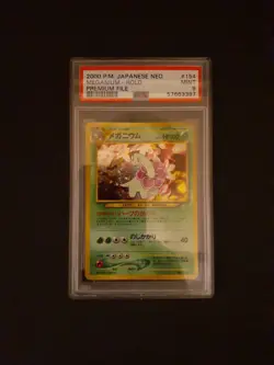 1999 Pokemon Japanese Neo Genesis Holo Meganium ‘Meganiumu’ #154 PSA 9 MINT - Image 2