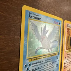 Pokemon TCG Legendary Birds Fossil Set Articuno Zapdos Moltres Holo Rare - Image 5