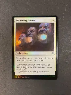 Deafening Silence - Foil - Throne of Eldraine - Magic the Gathering - MTG - Image 1