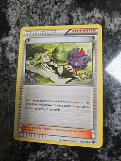 N (Supporter) 105/124 XY - Fates Collide Pokemon Tcg - Image 2