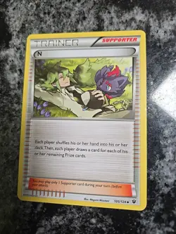 N (Supporter) 105/124 XY - Fates Collide Pokemon Tcg - Image 3