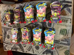 Pokemon TCG Perfect Order LOT of 90x Sleeved Booster Packs Sealed New - Image 2