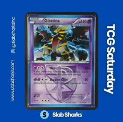 2013 POKEMON BLACK & WHITE PLASMA STORM #62/135 GIRATINA - Image 1