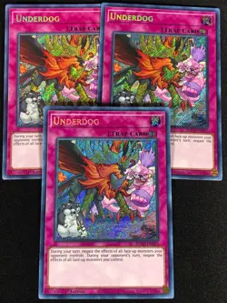 Yugioh Underdog BLVO-EN092 1ST SECRET x3 (NM) - Image 1
