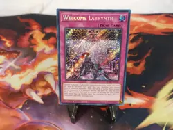 Yugioh! TCG Welcome Labrynth - BLMR-EN102 Secret Rare 1st Ed NM - Image 1