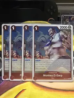 One Piece Monkey.D.Garp OP13-016 R (Playset of 4) OP-13 English - Image 1