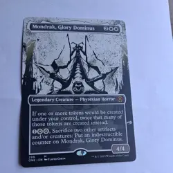 MTG Mondrak, Glory Dominus Showcase Nonfoil - Phyrexia: All Will Be One ONE #299 - Image 1