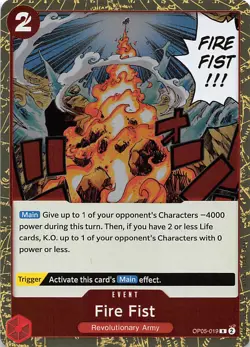 Fire Fist Foil OP05-019 Awakening of the New Era One Piece - Image 1
