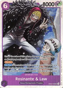 Rosinante & Law Foil EB04-038 The Azure Sea's Seven One Piece - Image 1