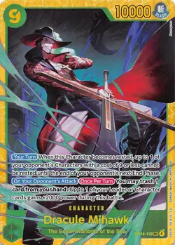 Dracule Mihawk Foil OP14-119 The Azure Sea's Seven One Piece - Image 1