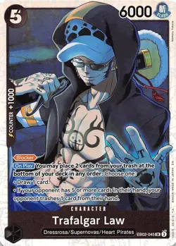 Trafalgar Law Foil EB02-045 Extra Booster: Anime 25th Collection One Piece - Image 1