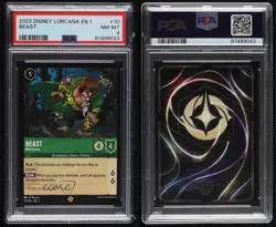 2023 Disney Lorcana - First Chapter 1 The Beast Wolfsbane Legendary #70 PSA 8 - Image 3
