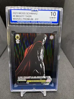 2023 Weiss Schwarz Marvel Premium MAR/SE40-006 N Mighty Thor holo ISA 10 GEM-MT - Image 1