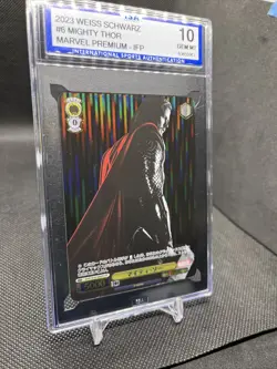 2023 Weiss Schwarz Marvel Premium MAR/SE40-006 N Mighty Thor holo ISA 10 GEM-MT - Image 2