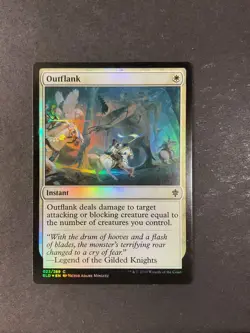 Outflank - Foil - Throne of Eldraine - Magic the Gathering - MTG - Image 1