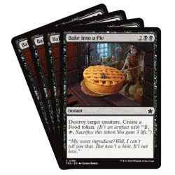x4 - MTG Bake into a Pie Foundations Common Instant NM - Image 1