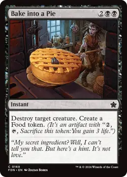 x4 - MTG Bake into a Pie Foundations Common Instant NM - Image 2