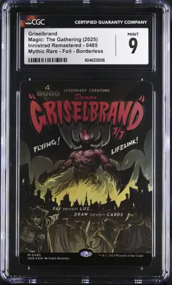 GRISELBRAND Innistrad Remastered Borderless Movie Poster Foil CGC 9 MTG EDH - Image 1