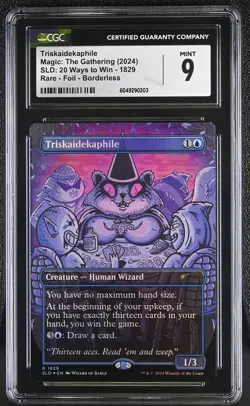 TRISKAIDEKAPHILE Secret Lair Foil Rare CGC 9 MTG [Nostalgium] - Image 1