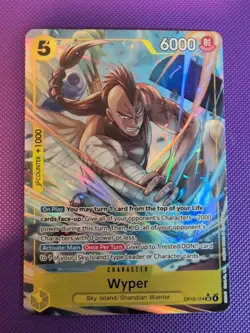 One Piece TCG Wyper (Alternate Art) OP15-114 Adventure on Kami's Island Foil - Image 1