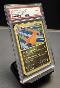 Pokemon Card 2012 TCG Dragonite #5/20 Holo Dragon Vault PSA 8 Graded NM - Image 2