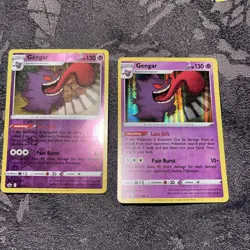Gengar 057/198 Reverse Holo Pokemon Card | Chilling Reign + Regular Holo - Image 1