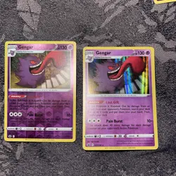 Gengar 057/198 Reverse Holo Pokemon Card | Chilling Reign + Regular Holo - Image 2