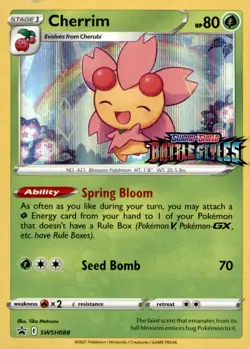 Cherrim - (Prerelease) Promo SWSH: Sword & Shield Promo Cards SWSH088 NM - Image 1