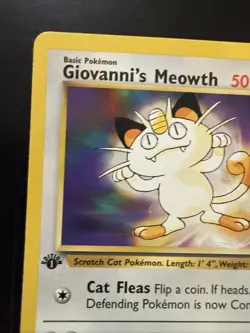 Pokemon TCG Giovanni's Meowth Gym Challenge 1st Edition Common Card 74/132 - Image 2