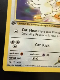 Pokemon TCG Giovanni's Meowth Gym Challenge 1st Edition Common Card 74/132 - Image 5