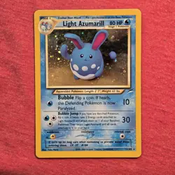 Pokemon WOTC Neo Destiny: Light Azumarill Holo 13/105 - LP - Image 1
