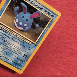 Pokemon WOTC Neo Destiny: Light Azumarill Holo 13/105 - LP - Image 2